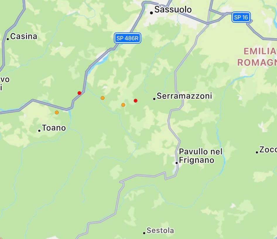 terremoto modena Serramazzoni