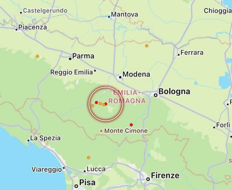 terremoto modena Serramazzoni