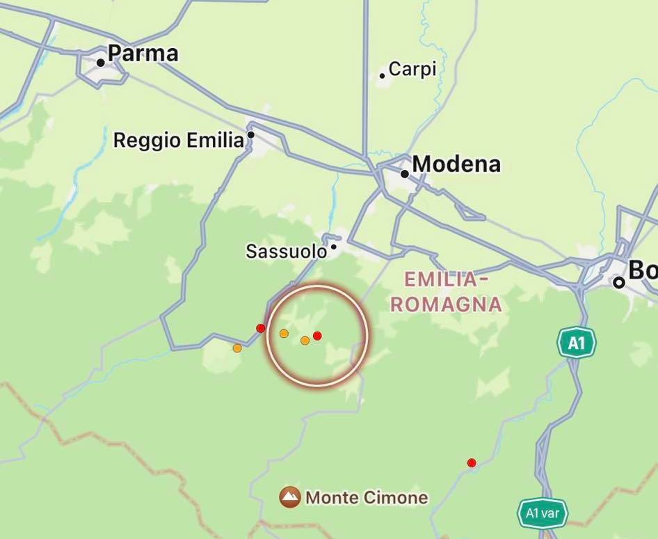 terremoto modena Serramazzoni