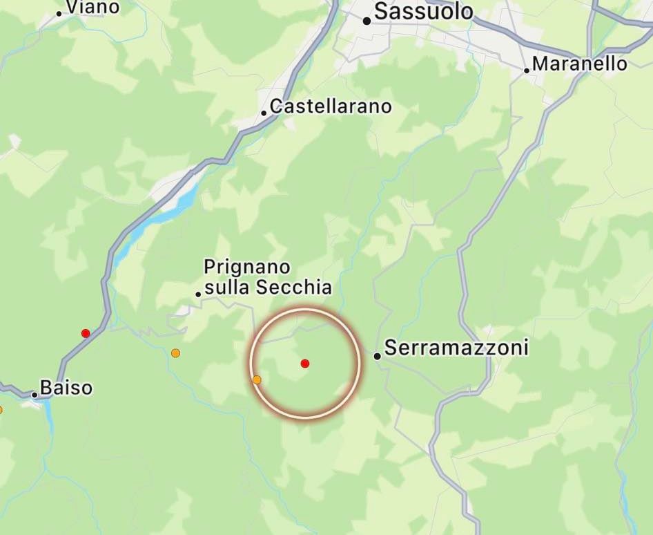 terremoto modena Serramazzoni