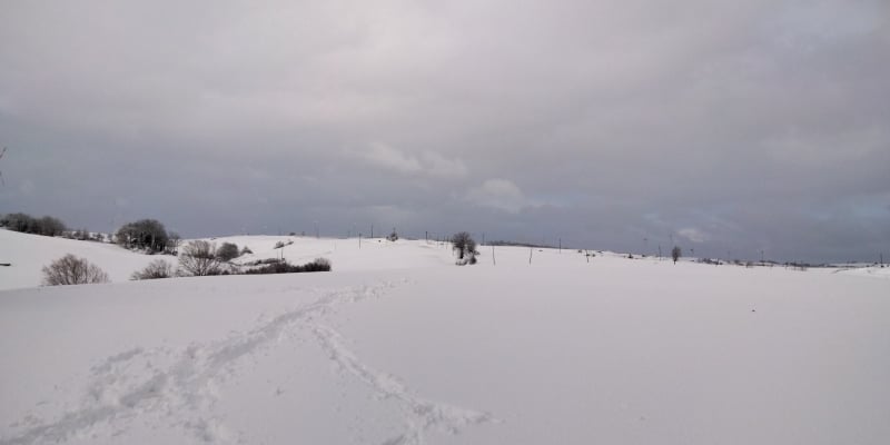 neve nel Sannio beneventano