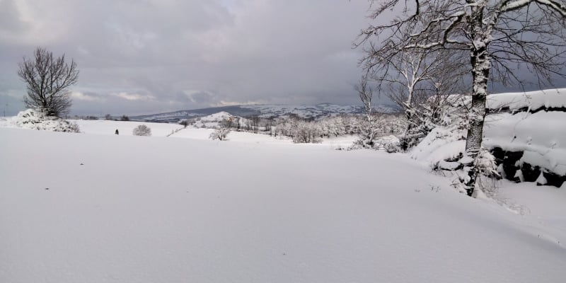 neve nel Sannio beneventano