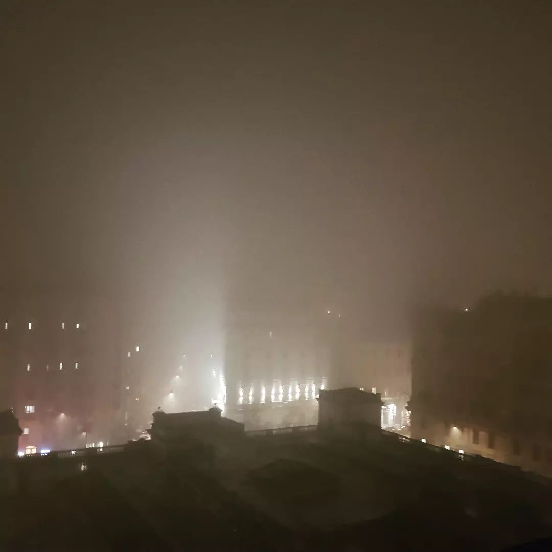 nebbia a roma notte di capodanno 2022