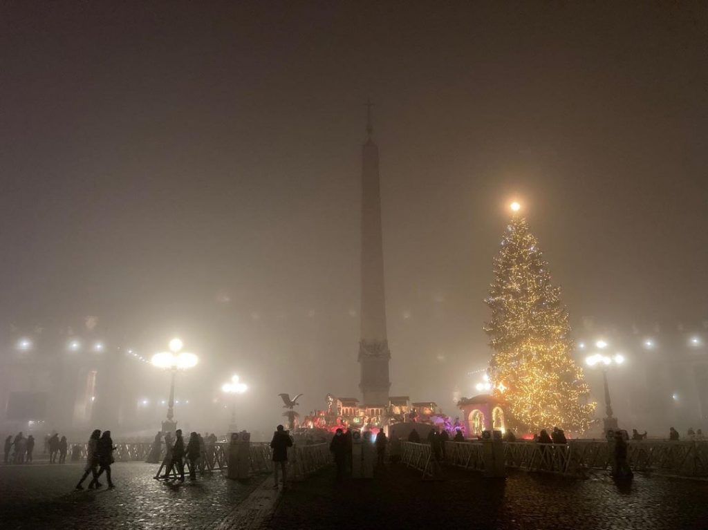 nebbia a roma notte di capodanno 2022