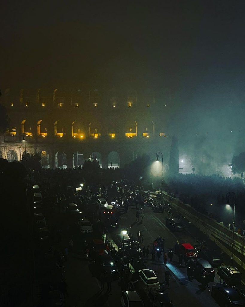 nebbia a roma notte di capodanno 2022