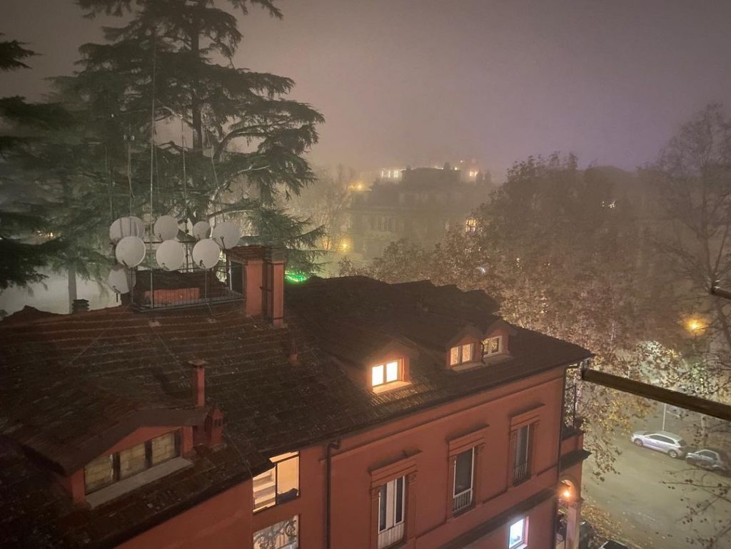 nebbia a roma notte di capodanno 2022