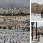 Tempesta invernale raggiunge Israele: Gerusalemme si sveglia imbiancata dalla neve [FOTO]