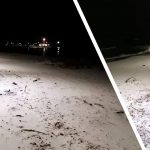 Maltempo Puglia: la neve imbianca il litorale del Salento, fiocchi in riva al mare tra San Cataldo e Casalabate [FOTO]