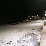 Maltempo Puglia: la neve imbianca il litorale del Salento, fiocchi in riva al mare tra San Cataldo e Casalabate [FOTO]