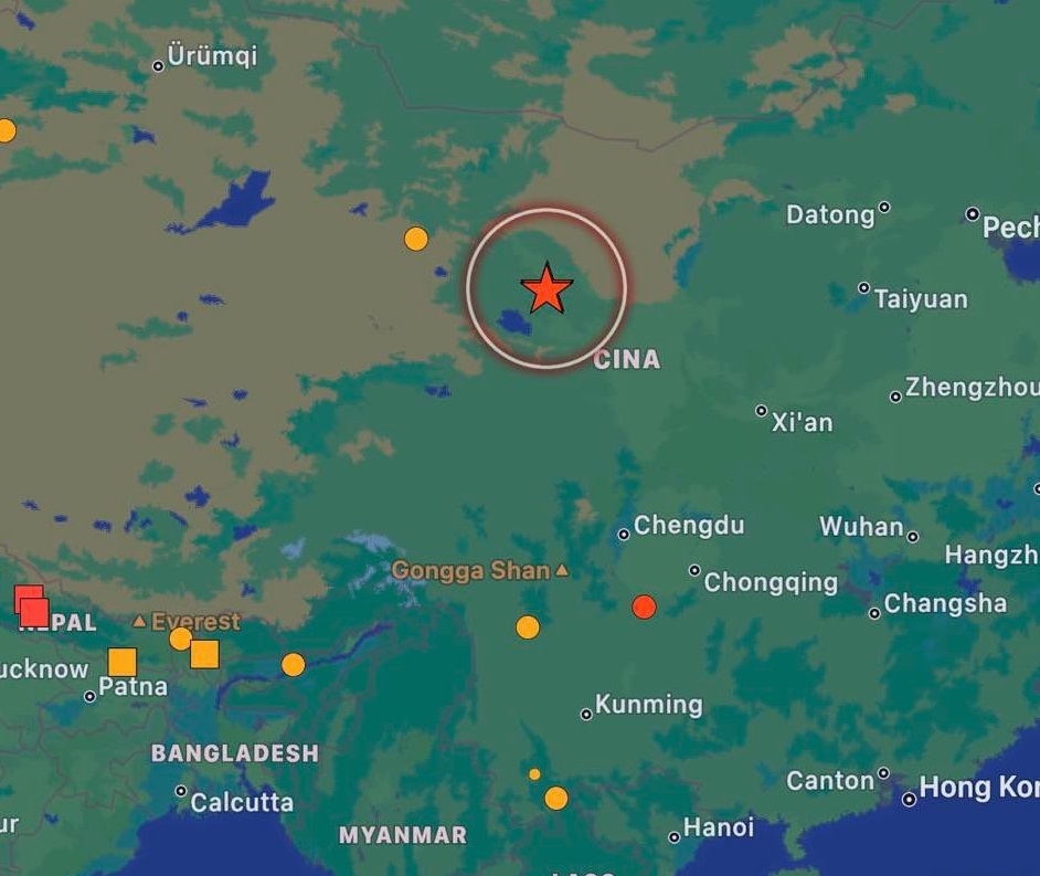 Terremoto in Cina forte scossa nella prefettura di Haibei