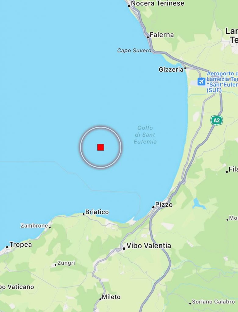 terremoto oggi calabria