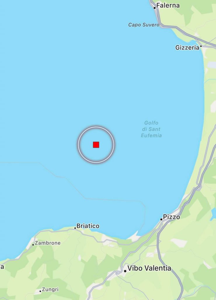 terremoto oggi calabria