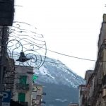 Maltempo, fitte nevicate in Campania: il manto bianco ricopre l’Avellinese e il Vesuvio [FOTO e VIDEO]