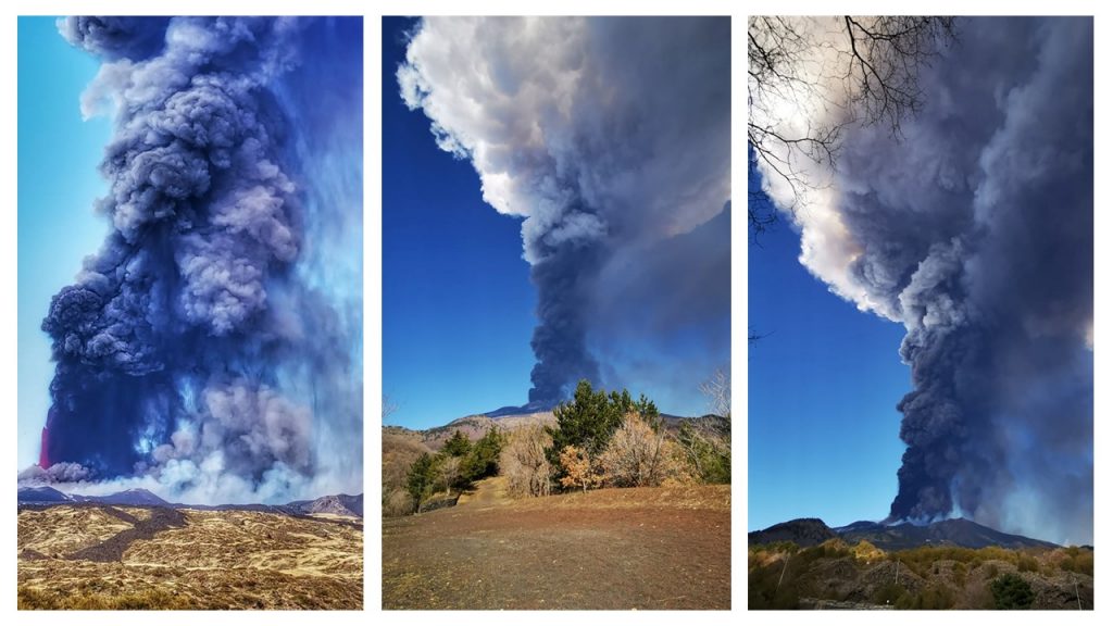 etna eruzione 21 febbraio 2022