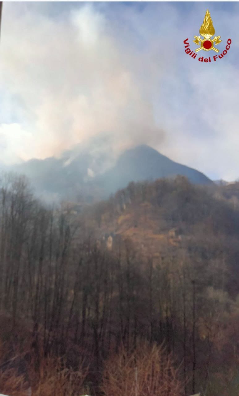 incendio gurro piemonte