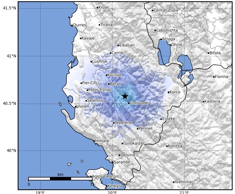 terremoto albania