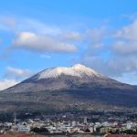 Maltempo: temperature in calo in Campania, la neve ricopre il Vesuvio [FOTO]