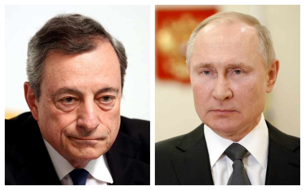 draghi putin