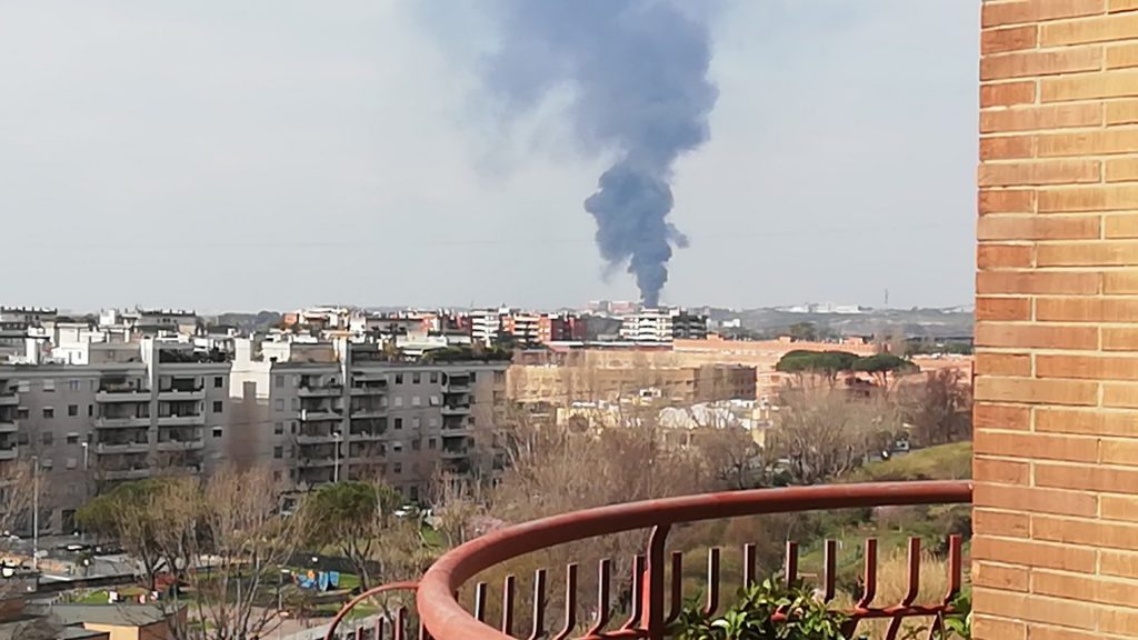 incendio roma