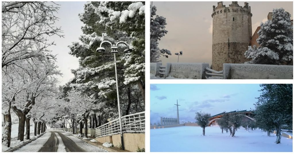 neve foggia puglia