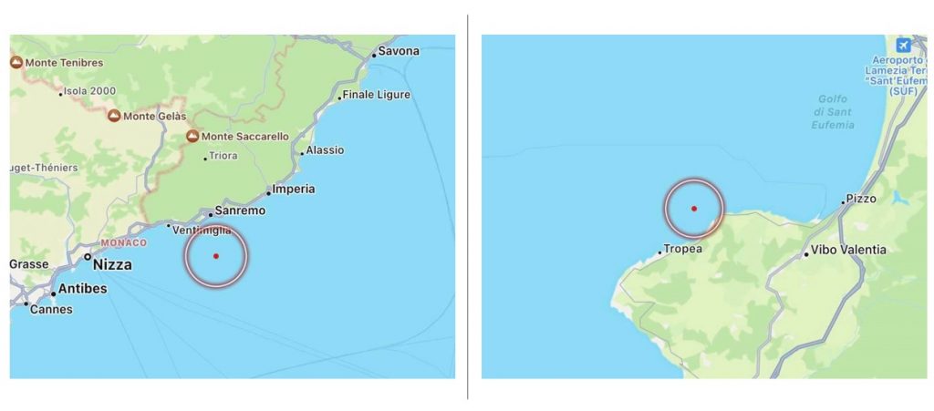 terremoti calabria liguria