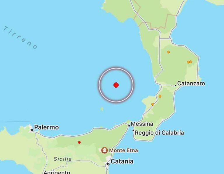 terremoto tirreno