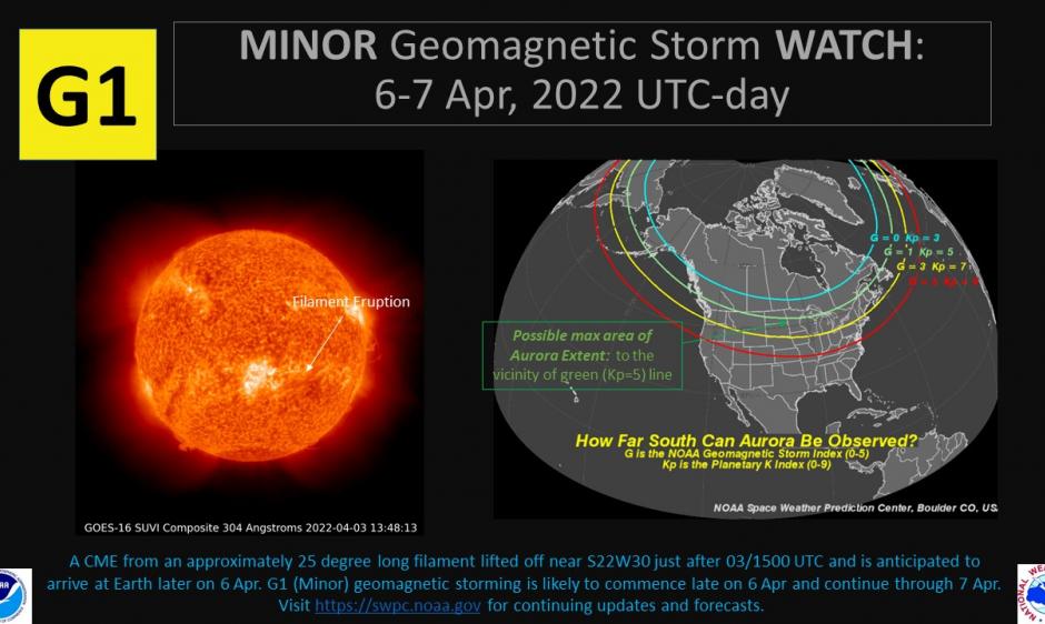 allerta tempeste geomagnetiche oggi domani