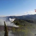 Incendi Liguria: boschi nell’Imperiese in fiamme, Canadair in azione | FOTO