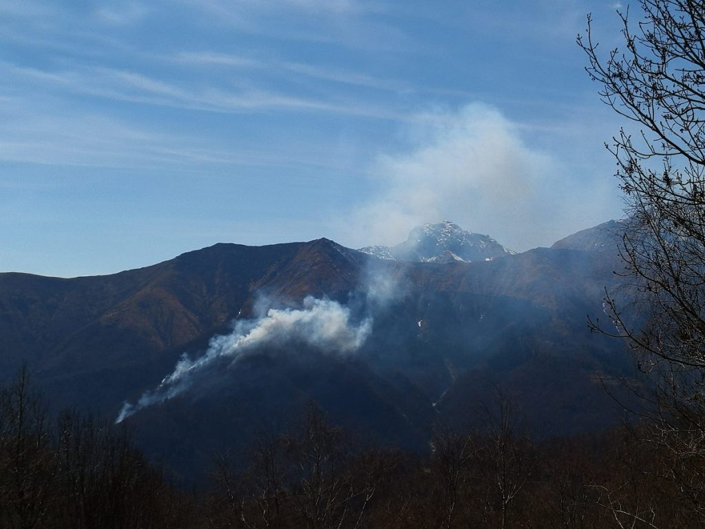 incendio valle cervo