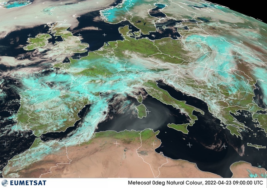 sabbia del sahara 23 aprile 2022