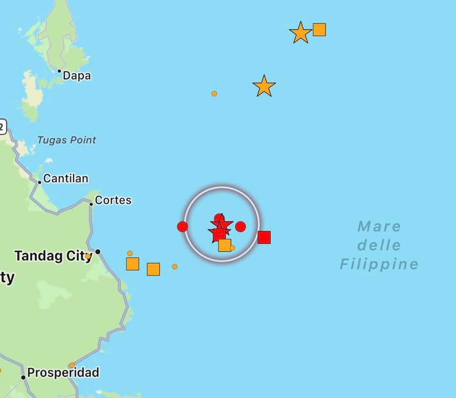 terremoto pacifico filippine