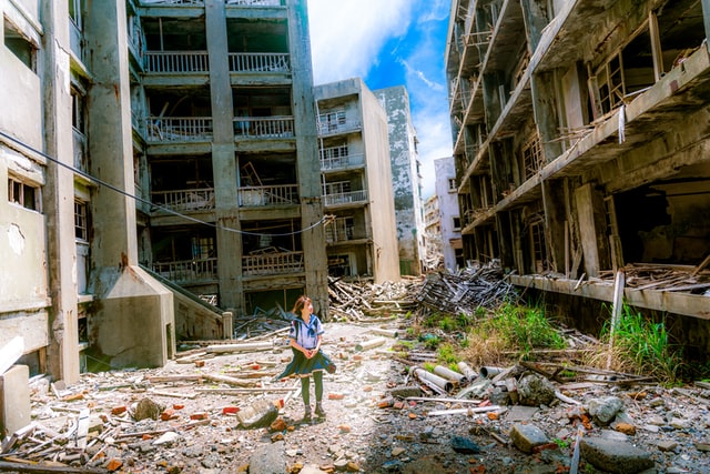 isola fantasma di gunkanjima