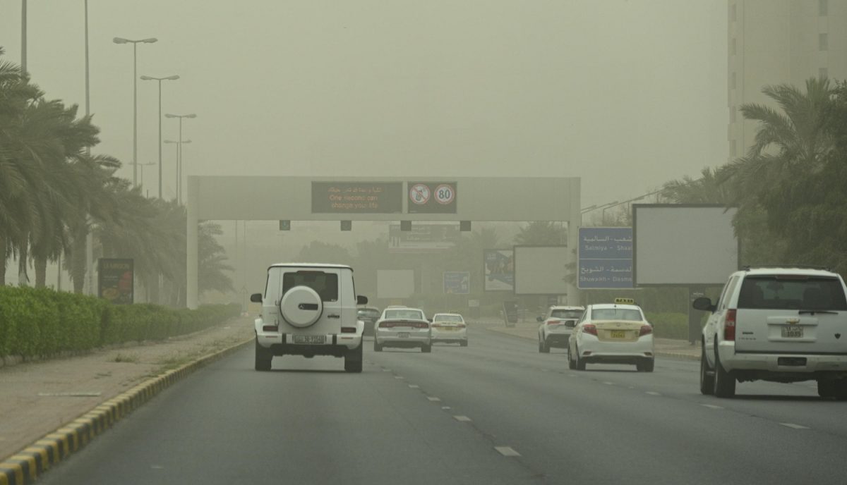 tempesta di sabbia kuwait