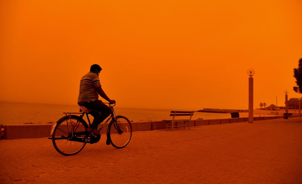 tempesta di sabbia kuwait