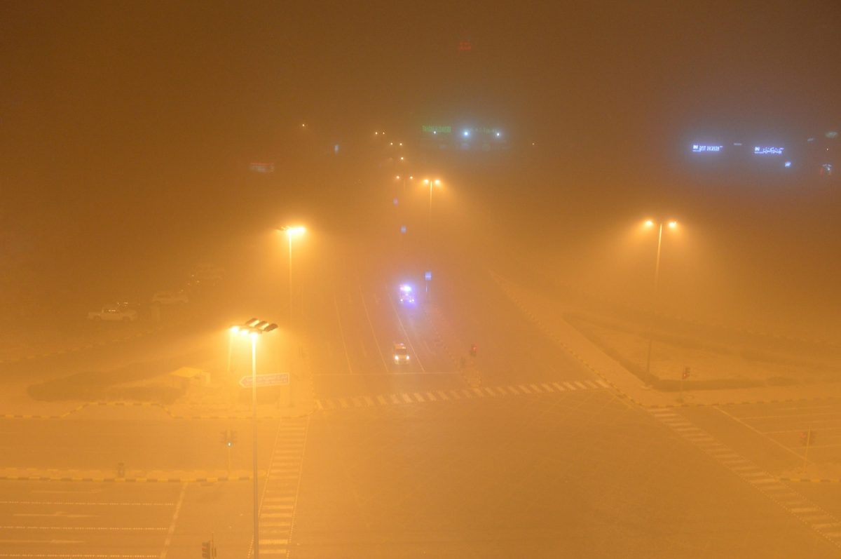 tempesta di sabbia kuwait