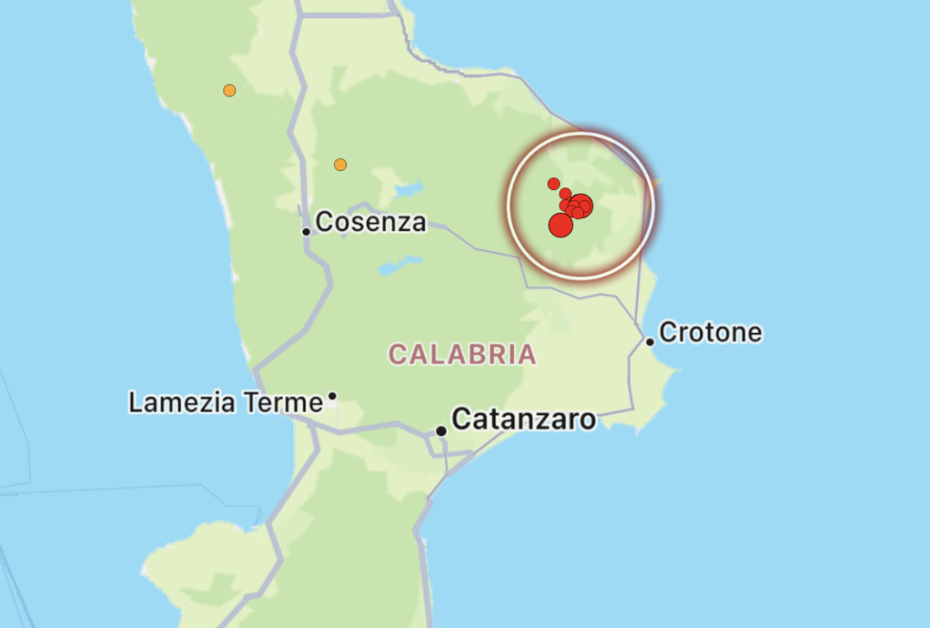 terremoto calabria