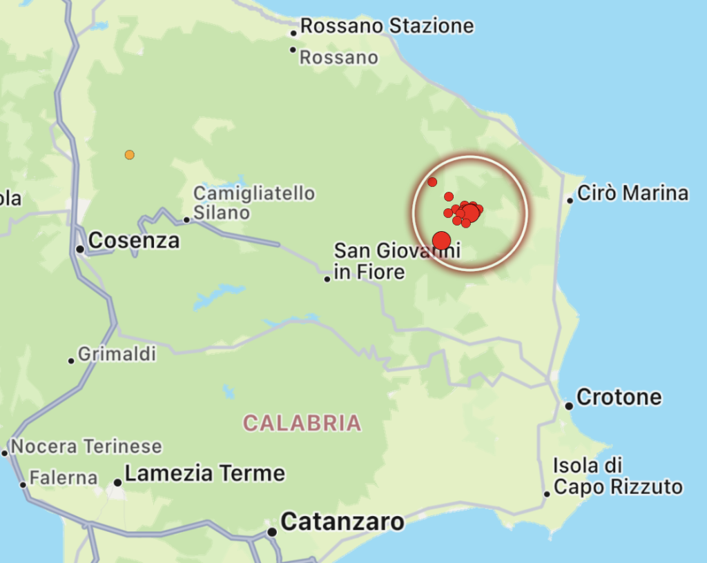 terremoto calabria