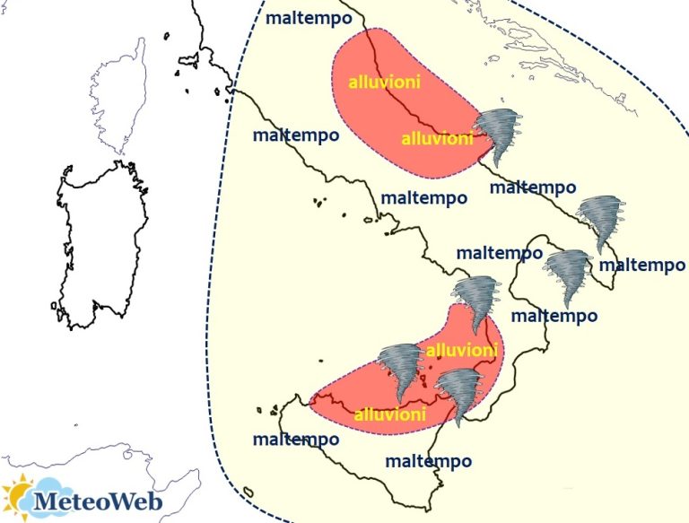 allerta meteo maltempo sud italia 10 giugno 2022