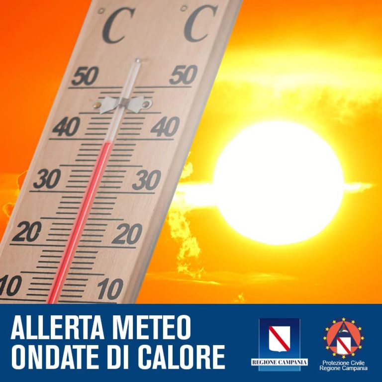 allerta meteo ondate calore campania