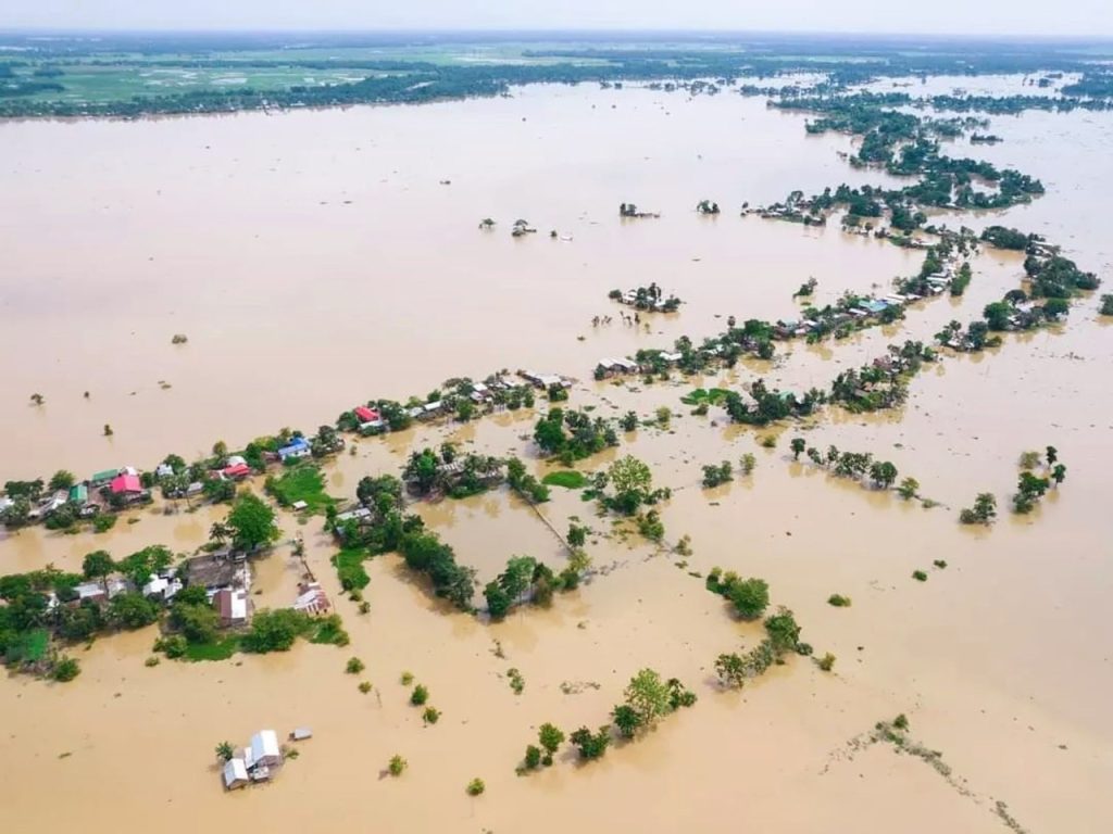 alluvione india assam