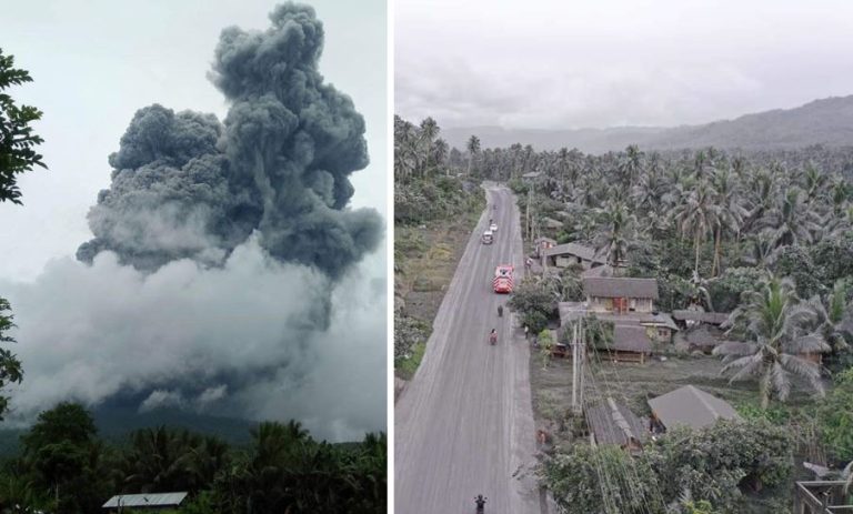 eruzione vulcano bulusan filippine