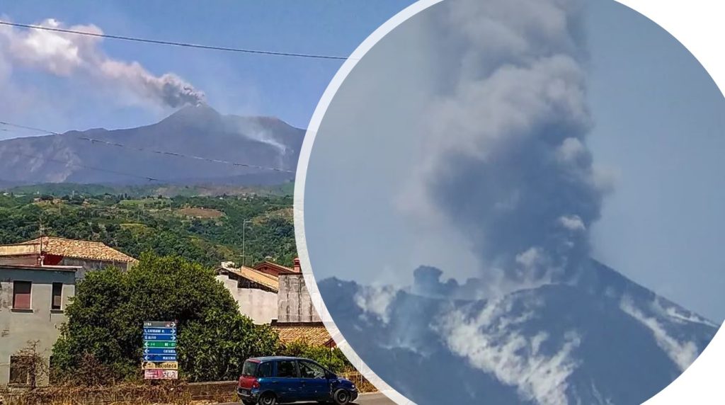 etna cenere