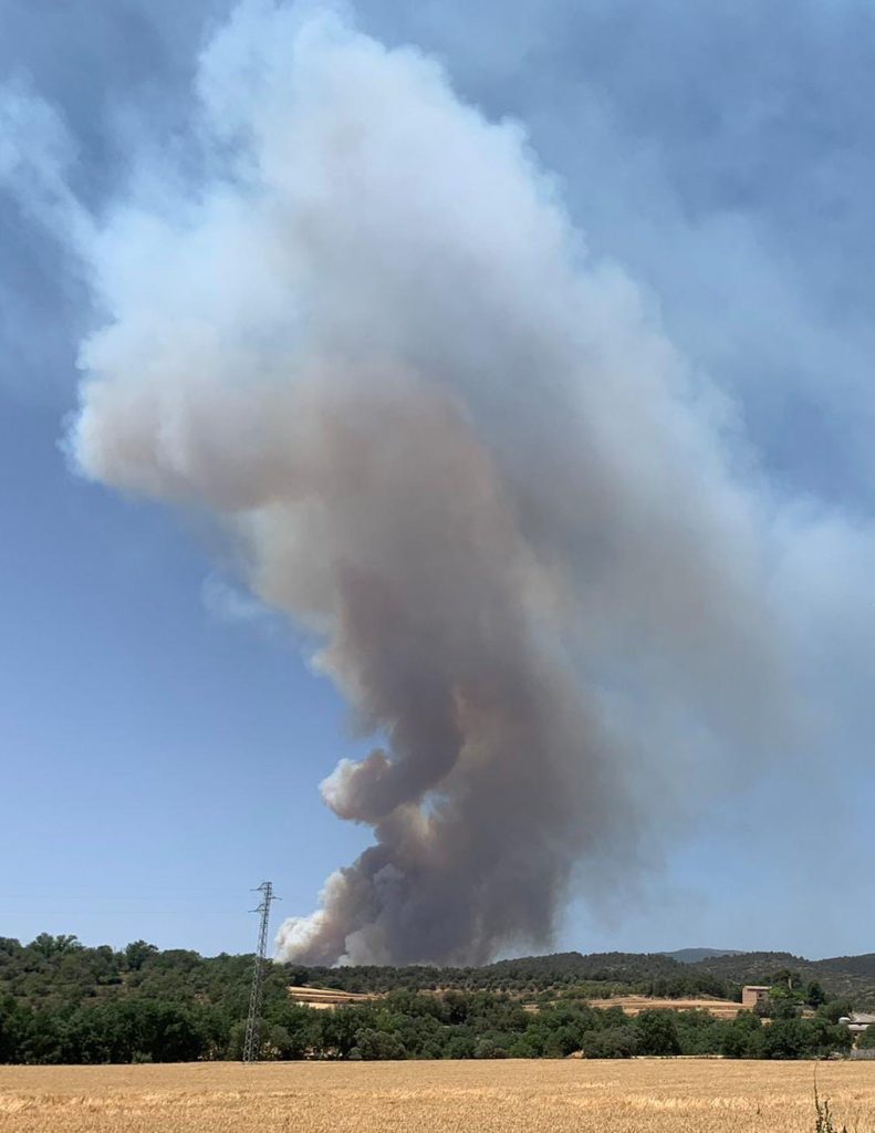 incendio baldomar spagna