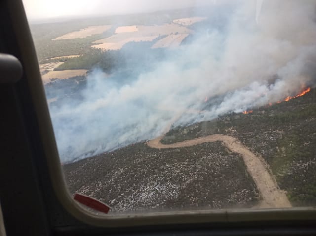 incendio sierra de la culebra spagna