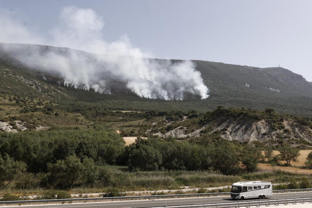 incendio spagna navarra