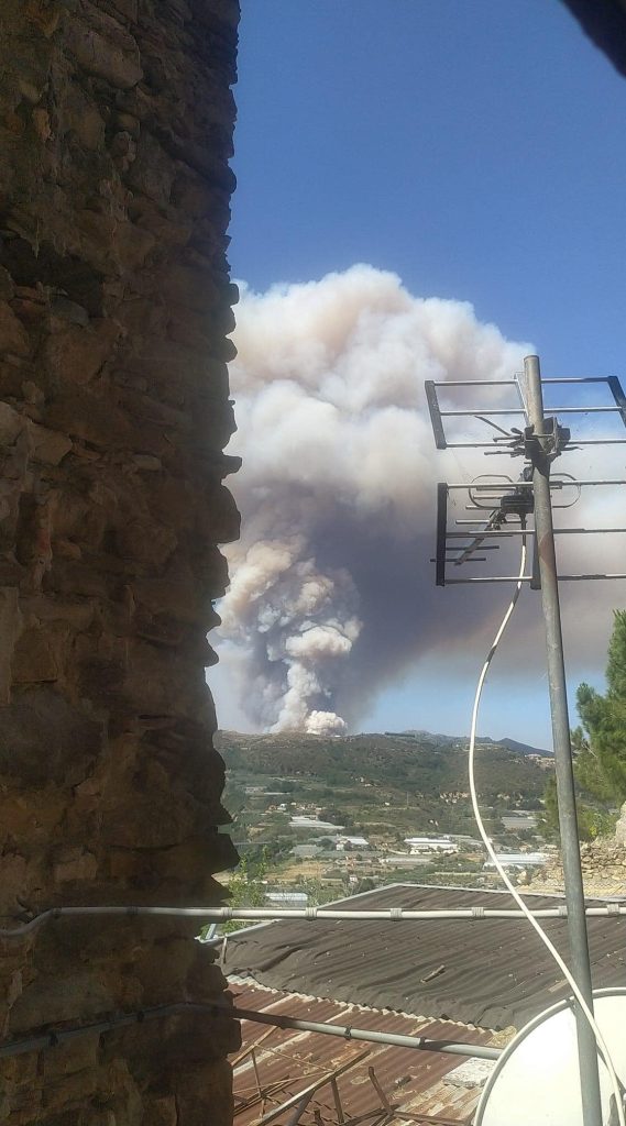 incendio taggia liguria