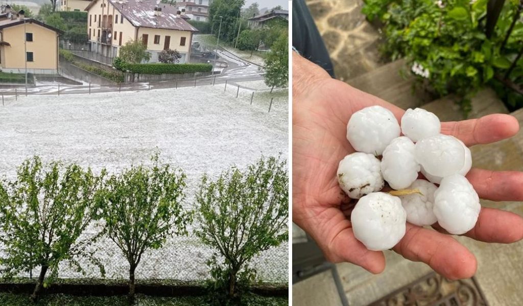 come si forma la grandine maltempo emilia romagna