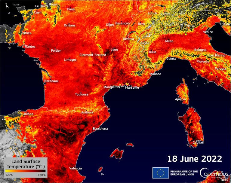 temperature suolo 18 giugno 2022