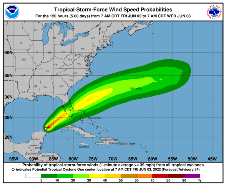 tempesta tropicale alex