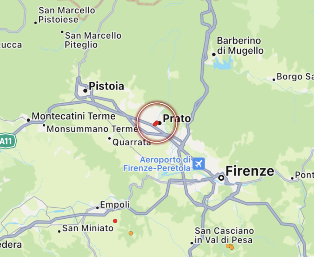 terremoto prato 29 giugno 2022